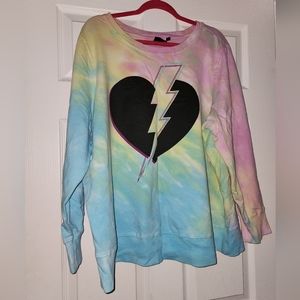 Torrid Lovesick Patel Tiedye Sweatsuit